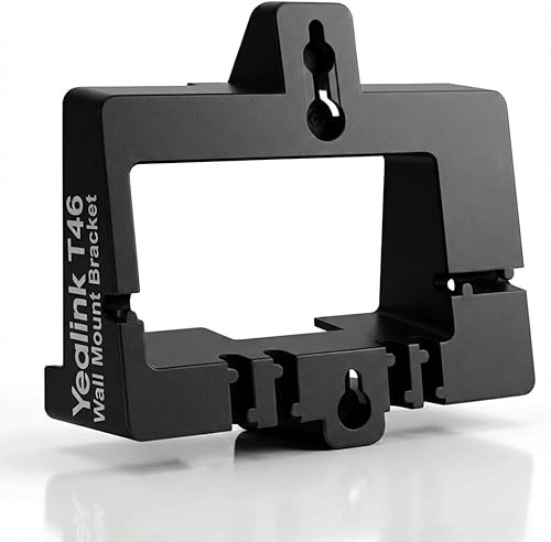 Yealink Wall Mount Bracket for VoiP Phone T46U, T46S, T46G - Fits to Exact Specifications Ensures a Secure and Stable Install for Access to All