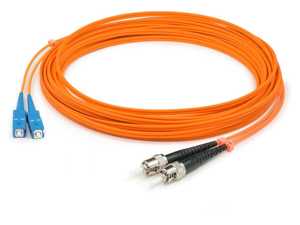 ADD-ON-COMPUTER PERIPHERALS ADD-ST-SC-3M6MMF 3M SC (Male) to ST (Male) Orange Duplex Riser-Rated Fiber Patch Cable
