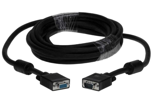 SF Cable, 75ft HD15 SVGA M/F Monitor Extension Cable with Ferrite Bead