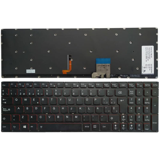 New Spanish/SP Keyboard for Lenovo Y50 Y50-70 Y50-70A Y50-70AM-IFI Y50-70AS-ISE Y70 Y70-70T Y70P-70 with Backlight