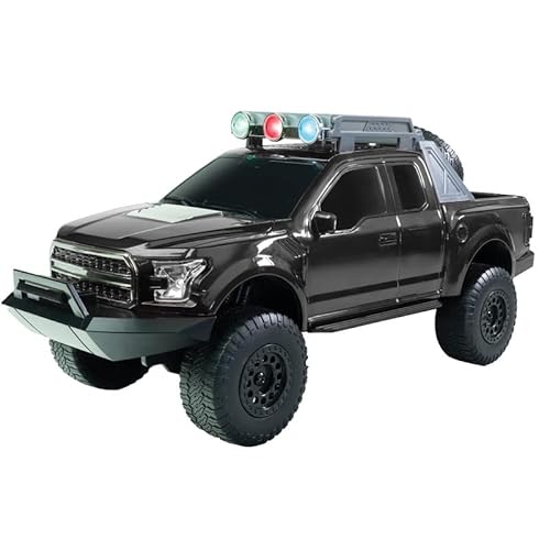 QFX Bluetooth 150 Pickup Truck Replica Speaker, 3-inch Speakers, Hands Free Link, Built-in Microphone, FM Radio and LED Party Lights, Black
