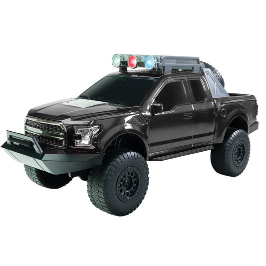 QFX Bluetooth 150 Pickup Truck Replica Speaker, 3-inch Speakers, Hands Free Link, Built-in Microphone, FM Radio and LED Party Lights, Black