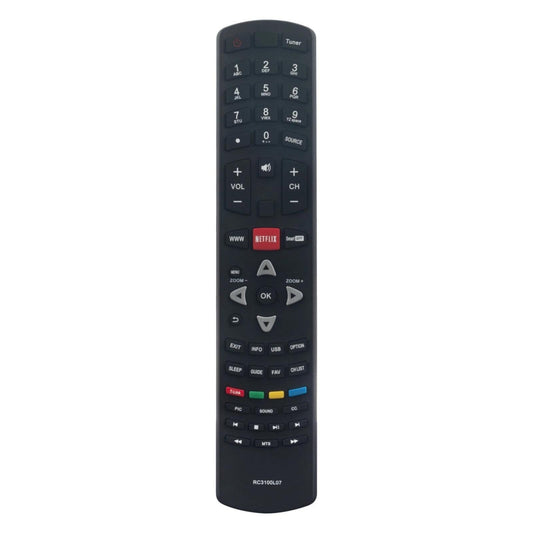 RC3100L07 TV Remote Control for TCL TV in Living Rooms or Rooms, No programming or pairing needed, Replacement Remote Compatible Models 43D2900