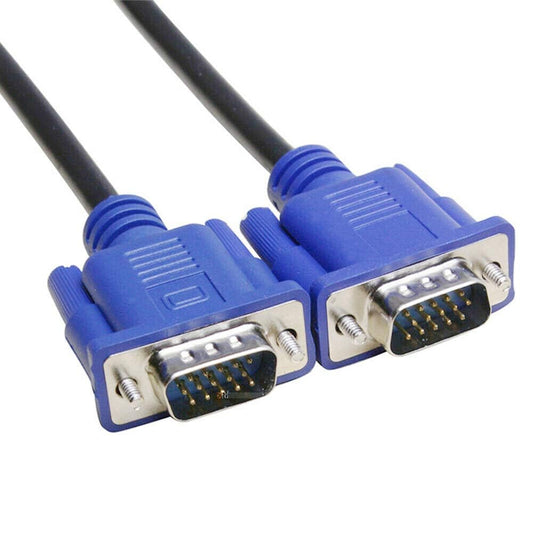 HenryAv 1.5m (5ft) VGA Male-to-Male Video Cable for PC, Monitor, Projector and Display Screens