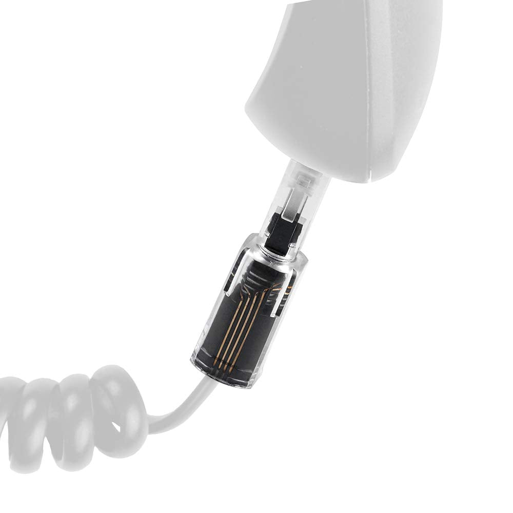 Power Gear Telephone Cord Detangler, 10 Pack, Tangle-Free 360 Degree Rotation, Plug into Landline Phone Handset, for Use in Home or Office, All
