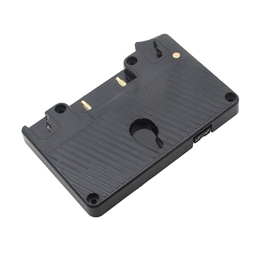 FocusFoto Battery Power Supply Adapter Plate with D-tap Output for ANT0N Bauer Gold Mount Battery for Panasonic DSLR Camera Camcorder