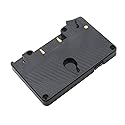 FocusFoto Battery Power Supply Adapter Plate with D-tap Output for ANT0N Bauer Gold Mount Battery for Panasonic DSLR Camera Camcorder