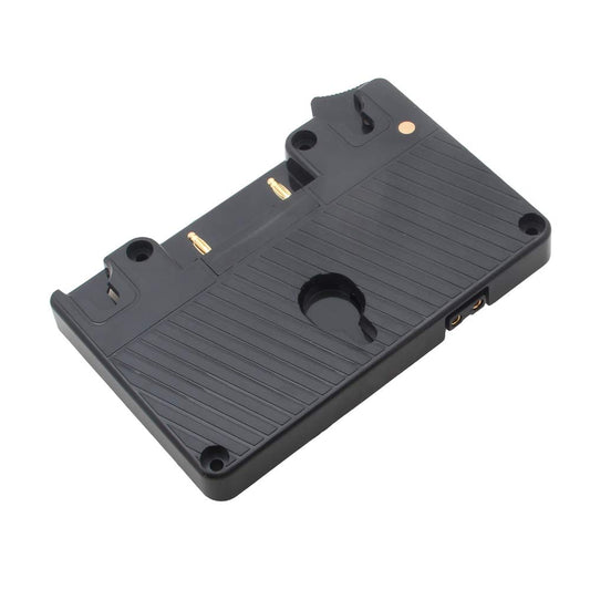 FocusFoto Battery Power Supply Adapter Plate with D-tap Output for ANT0N Bauer Gold Mount Battery for Panasonic DSLR Camera Camcorder