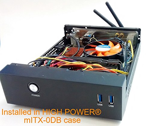 HIGH POWER® LGA-115x-mITX 1U Low-Profile Quiet 80mm Intel LGA 1150 1151 1155 1156 CPU Cooling Fan Mini ITX Micro ATX mITX PC i5 i7 Processor Cooler