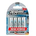 Ansmann AA 2850 Hybrid High Capacity, Low Discharge Rechargeable Batteries