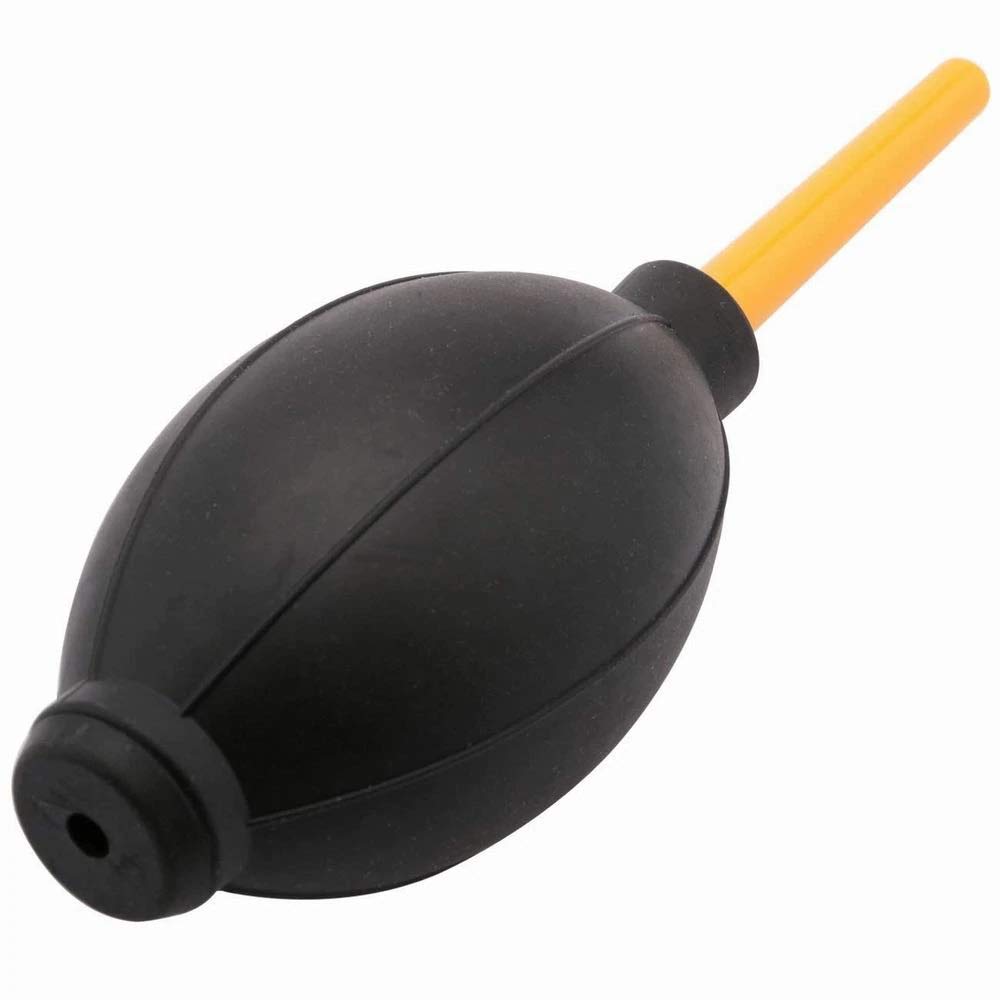 GearFend Dust Cleaner Strong Cleaning Air Blower for All DSLR Camera & Camcorders, Lens, LCD Screens, etc + Microfiber Cloth