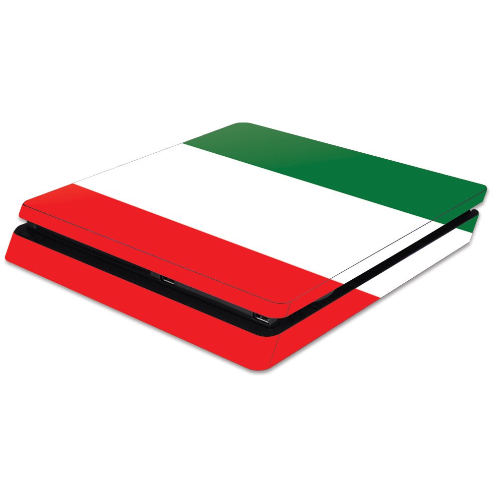 MightySkins Skin Compatible with Sony PS4 Slim Console - Italian Flag | Protective, Durable, and Unique Vinyl Decal wrap Cover | Easy to Apply