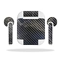 MightySkins Carbon Fiber Skin for Apple Airpods - Amber Marble | Protective, Durable Textured Carbon Fiber Finish | Easy to Apply, Remove, and Change…