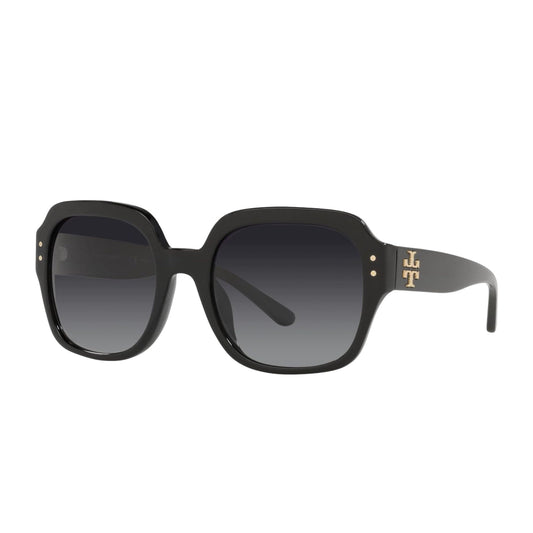 Tory Burch TY7143U Women's Sunglasses Black/Grey Gradient Polar 56