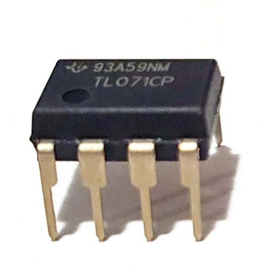Juried Engineering TL071CP TL071 Low-Noise JFET-Input Operational Amplifier Op Amp Breadboard-Friendly IC DIP-8 (Pack of 5)