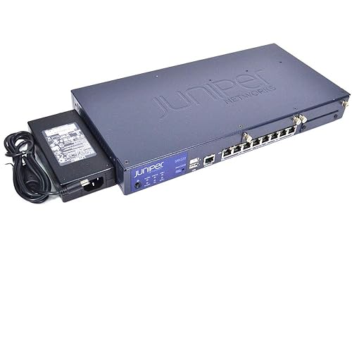 Juniper SRX220 Services Gateway - 8 Ports - Management Port - 2 Slots - Gigabit Ethernet - 1U - Rac