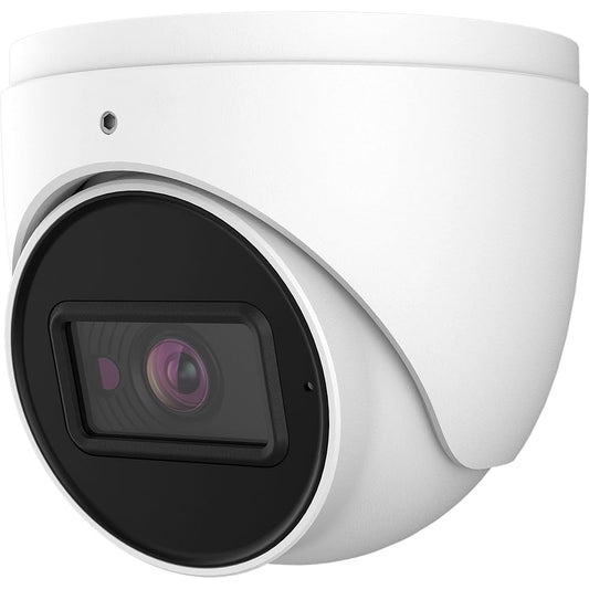eSecure 4-in-1 AHD/HD-TVI/HD-CVI/960H 2MP Eyeball IR Dome Camera, 1080p, 2.8mm Lens, OSD, COC, Home Security Surveillance Dome Camera (White)