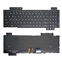 Laptop Replacement Keyboard Compatible for Asus ROG Strix SCAR Edition GL703GS GL703GM US Layout Backlit