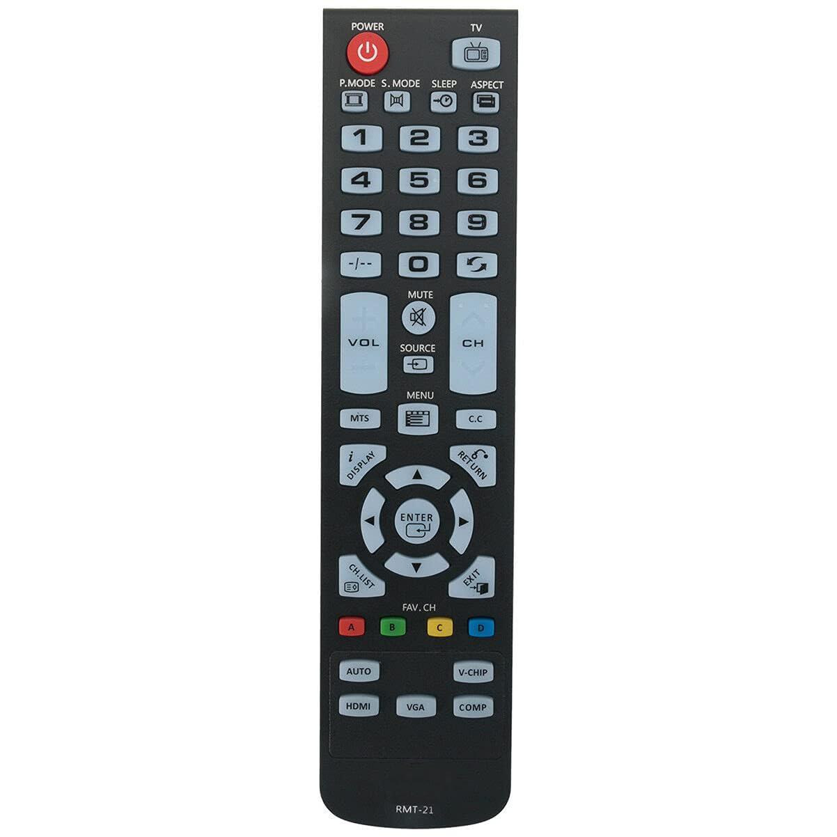 RMT-21 Remote Control for Westinghouse TV CW40T2RW CW50T9YW CW40T8GW CW40T6DW