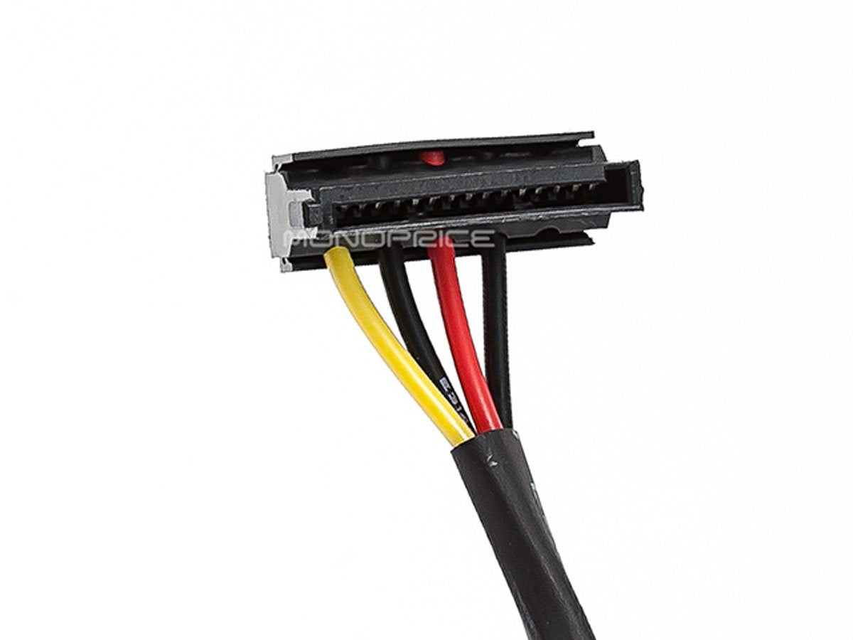 Monoprice Data Cable - 2 Feet - 4-pin MOLEX Male to 4X 15-pin SATA II Female Power Cable (Net Jacket)
