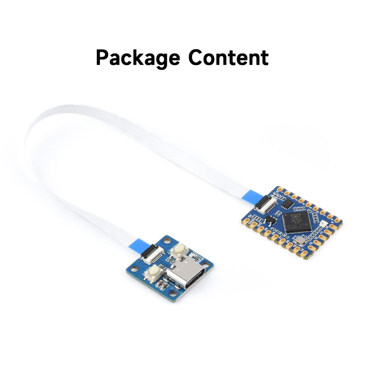 Waveshare RP2040-Tiny Development Board, Raspberry Pi Microcontroller Development Board, Based On Official RP2040 Dual Core Processor, with USB Port