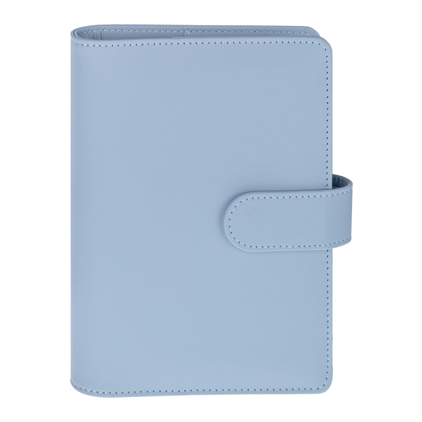Antner A6 Binder 6 Ring Refillable Notebook Budget Planner for A6 Filler Paper, PU Leather Loose Leaf Personal Planner Wallet Money Organizer Cash