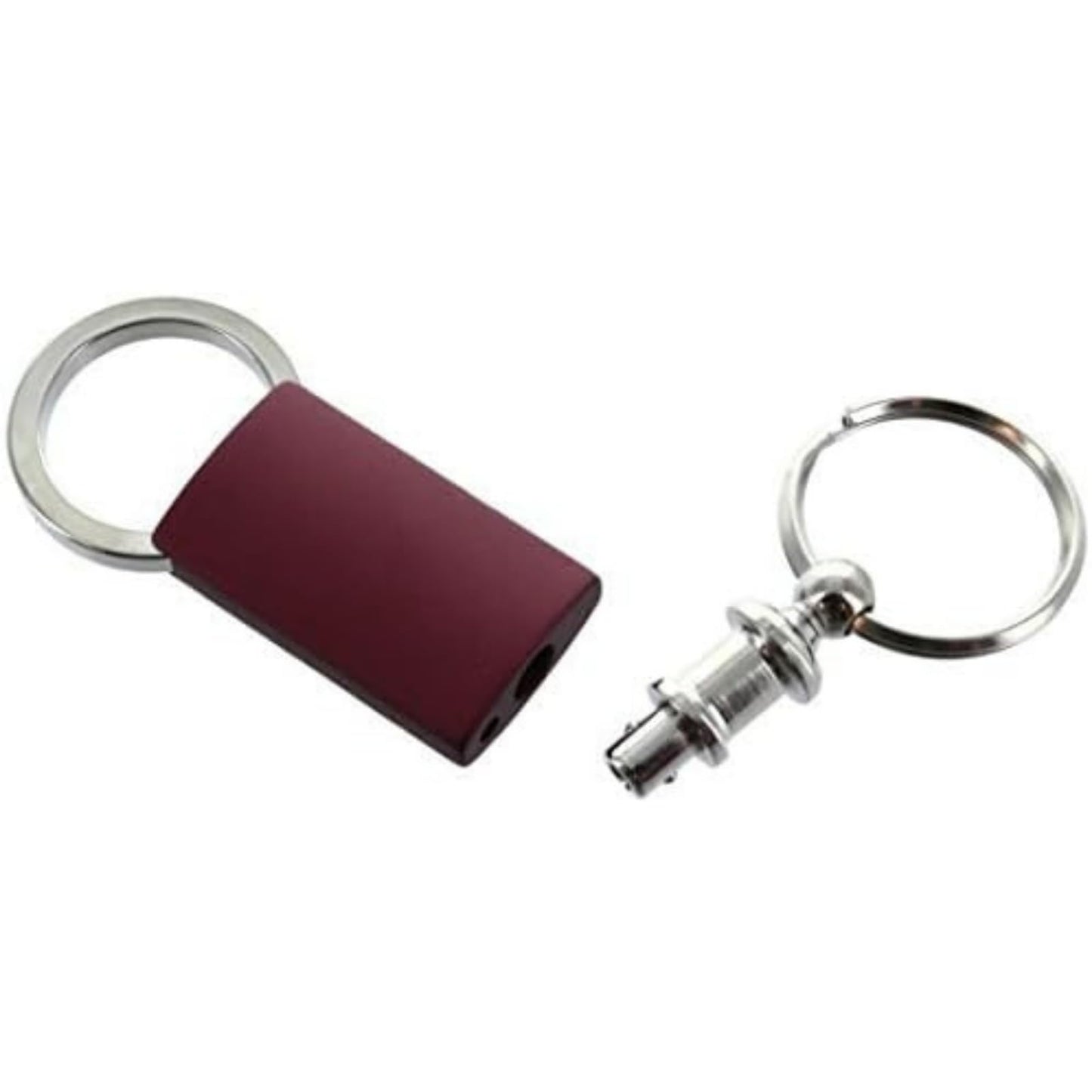 AU-TOMOTIVE GOLD, INC. Officially Licensed Burgundy Anodized Aluminum Valet Key Fob for Toyota Prius