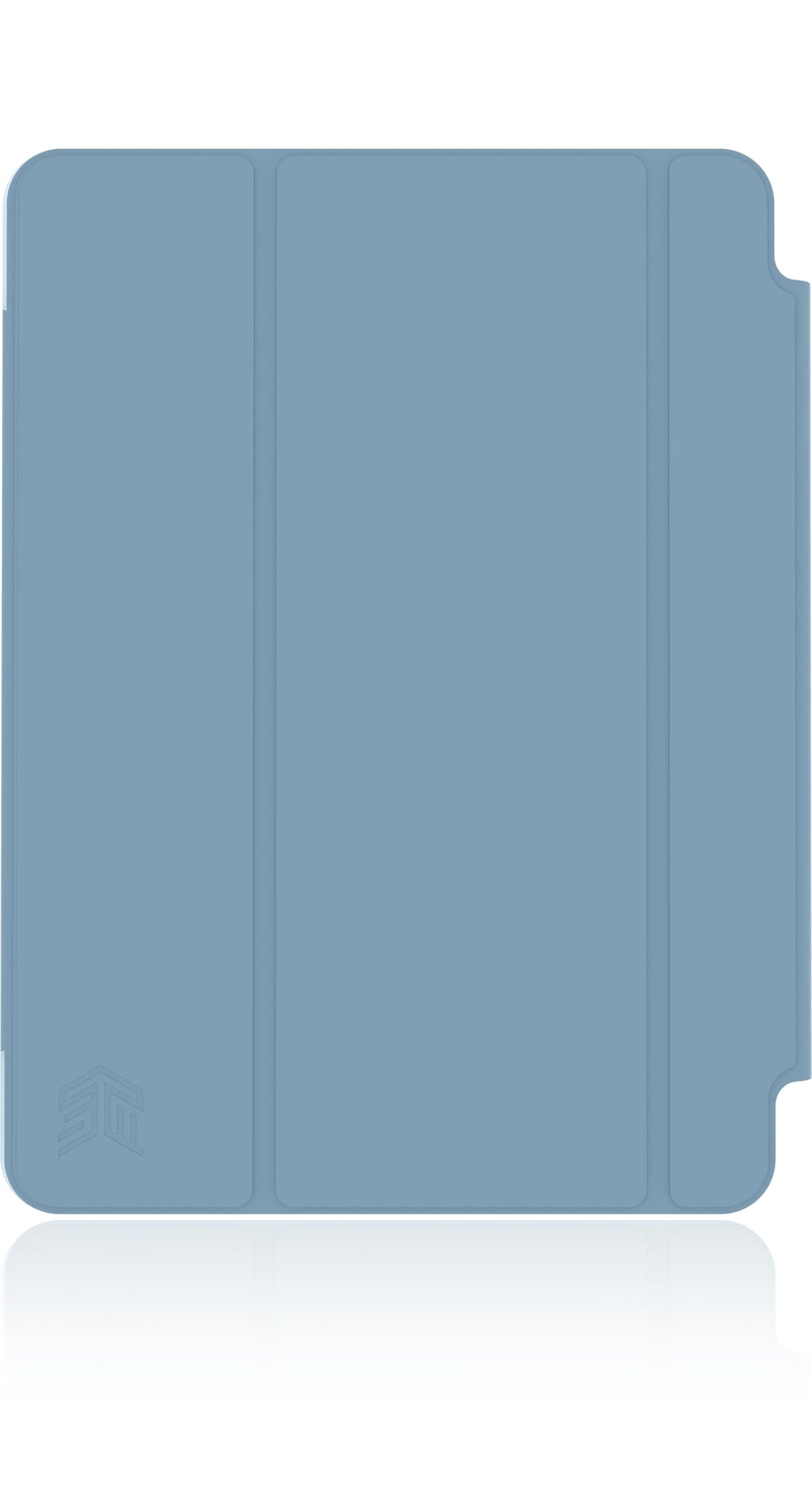 STM Studio for Apple iPad (A16/10th Gen) - Protective Lightweight Clear Case with Apple Pencil Storage/Holder & Sleep/Wake Cover - Blue