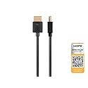 Monoprice - 124184 High Speed HDMI Cable - 3 Feet - Black| Certified Premium, 4K@60Hz, HDR, 18Gbps, 36AWG, YUV, 4:4:4 - Ultra Slim Series