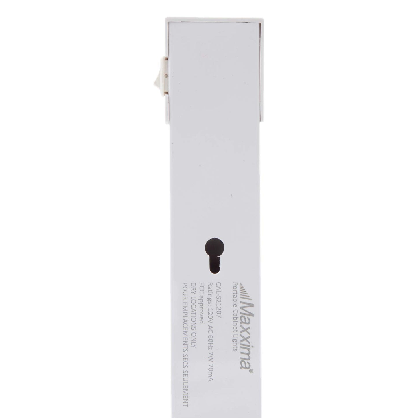 Maxxima 18 inch LED Under Cabinet Light - 900 Lumens Warm White 3000K, Undermount Strip Lighting for Kitchen, Closet, and Bedroom, On/Off Switch, Plug