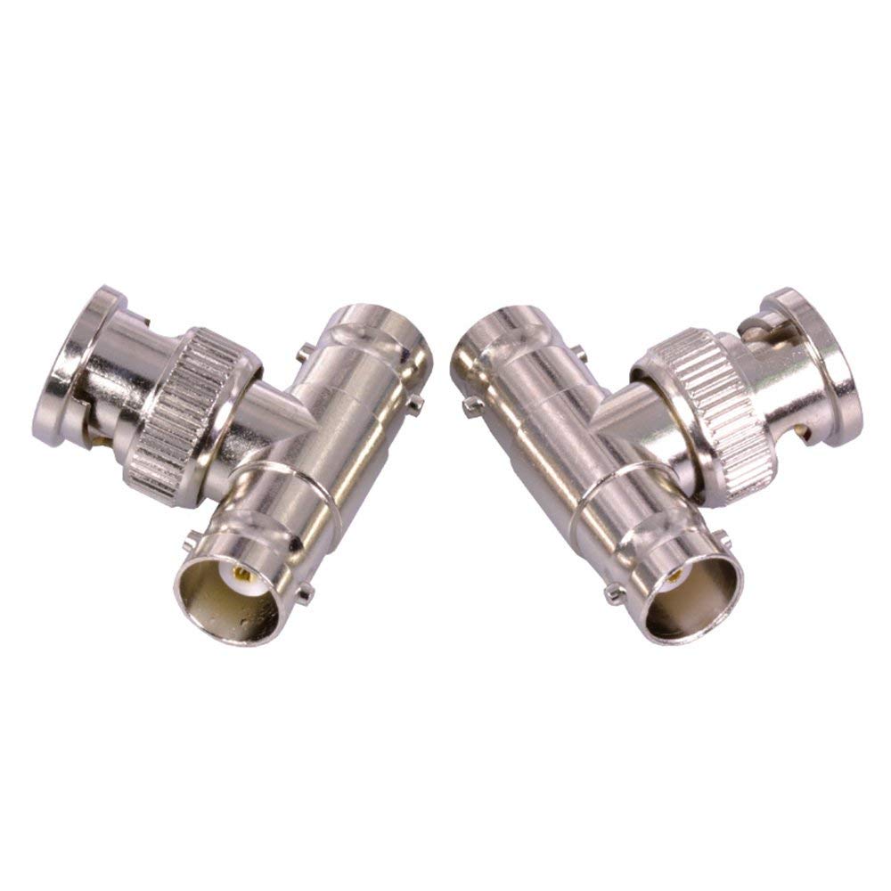 BeElion 20 Pack BNC Adapters, Mixed M/M F/F T-Type BNC Connectors, 50&75 Ohm Coaxial Couplers for CCTV, Satellite, Antenna & Amateur Radio