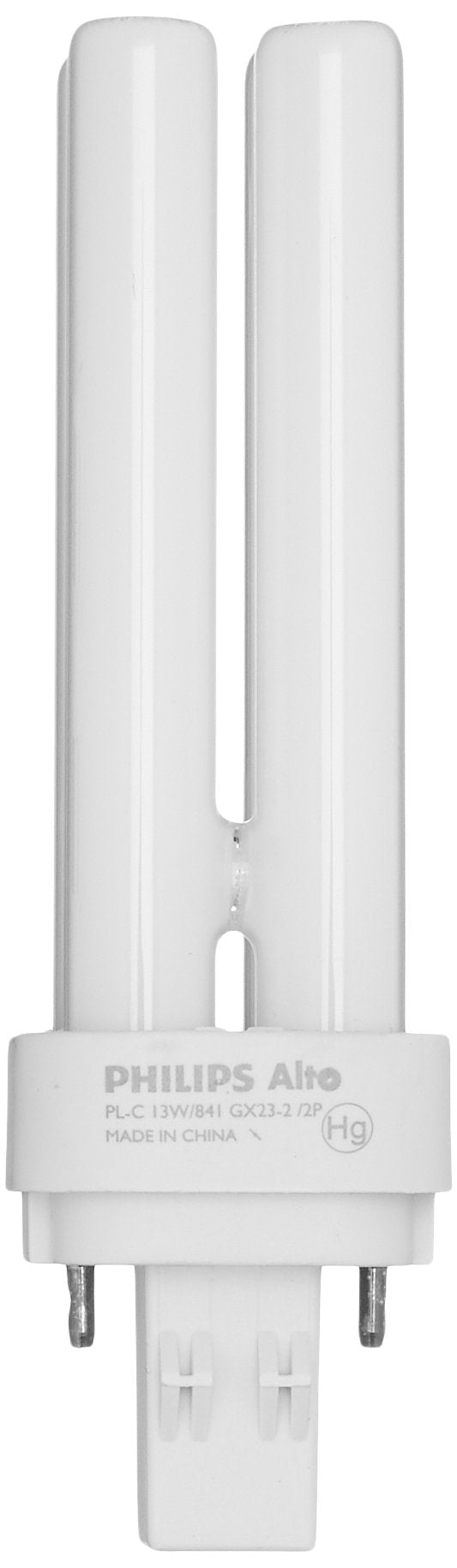 Philips 13W 2 Pin GX232 Cool White Double Twin Tube USA CFL Bulb