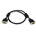 Monoprice 3ft 28AWG CL2 Dual Link DVI-D Cable - Black