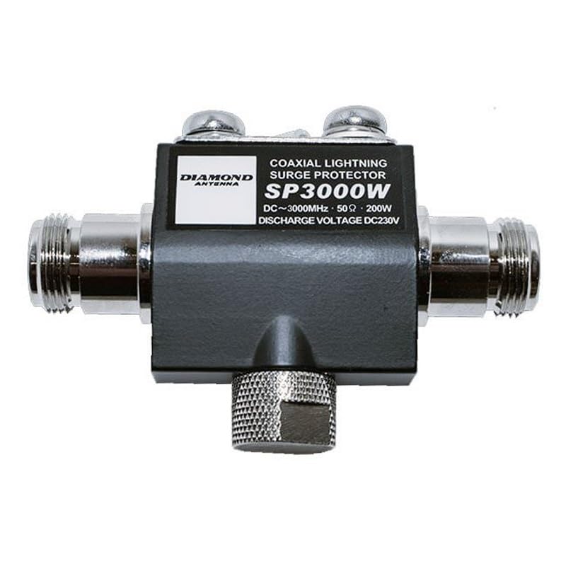 Diamond Antenna SP3000W SP-Series Lightning Arrester High Voltage Protection Device for Mobile and Base Station Antennas Prevents Equipment Damage