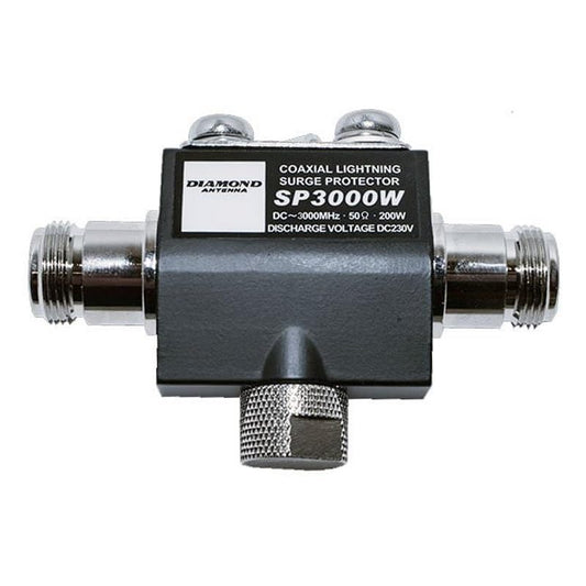 Diamond Antenna SP3000W SP-Series Lightning Arrester High Voltage Protection Device for Mobile and Base Station Antennas Prevents Equipment Damage