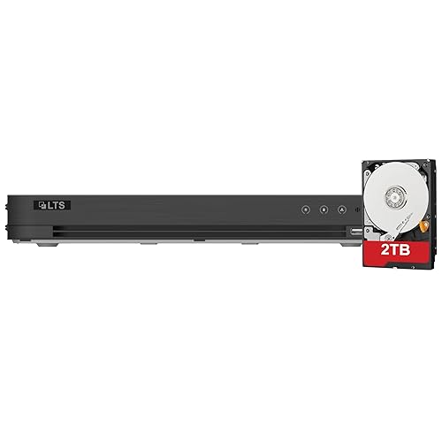 LTS LTD8308K-ETC-2TB, Platinum Professional Level 8 Channel HD-TVI DVR, 1U, SATA up to 6TB, 2TB Pre-Installed Storage