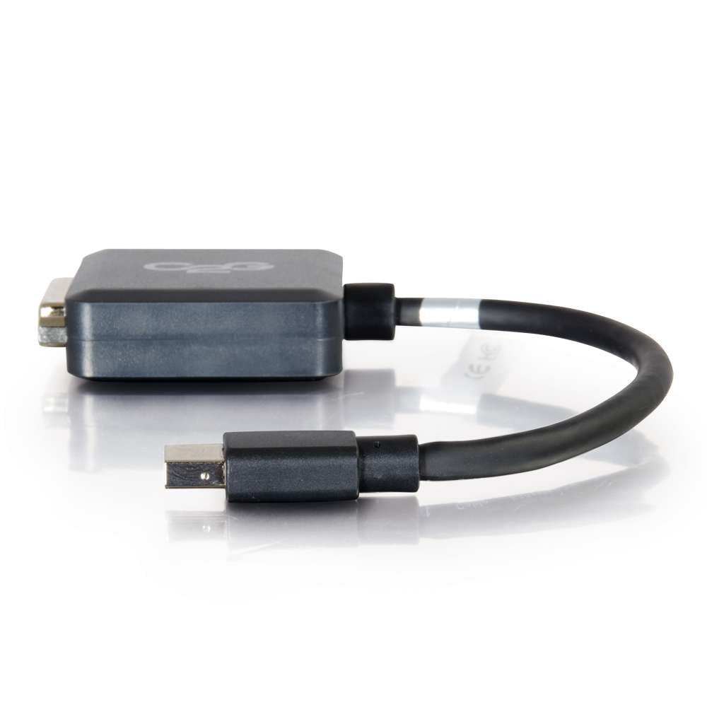 C2G/CABLES to Go 54311 8IN Mini Displayport to DVI - Adapter Converter - Male to Female Active Black
