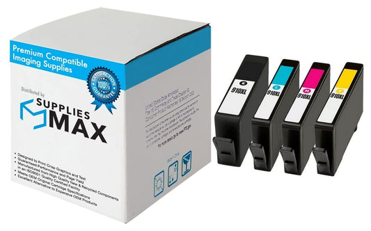 SuppliesMAX Remanufactured Replacement for HP OfficeJet Pro 8010/8014/8015/8020/8023/8024/8025/8028/8030/8035 Series High Yield Inkjet Combo Pack