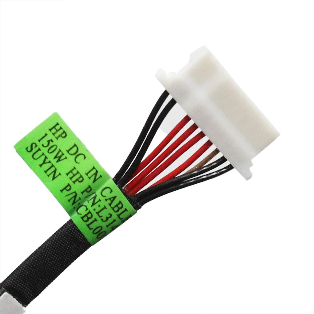 Zahara DC Power Jack Cable Replacement for HP Spectre X360 Convertible 15-DF 15T-DF 15-DF0013DX 15-DF0033DX 15-DF1033DX L31412-S16 L31412-Y16