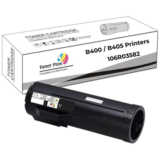 Toner PROS (TM) Remanufactured Xerox Versalink 106R03582 Toner Cartridge - Black High Capacity Toner Replacement for Xerox Versalink B400 / B405