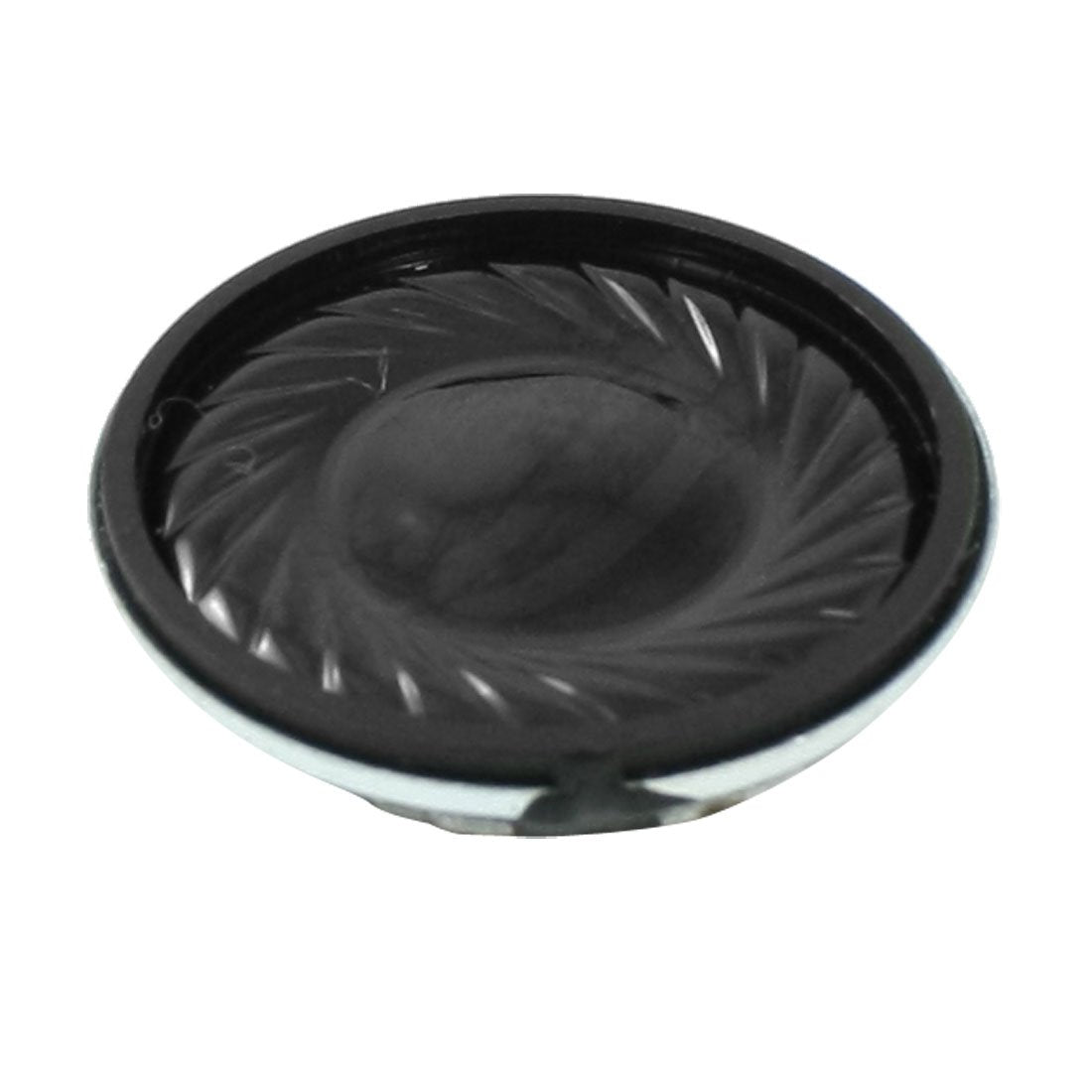 uxcell 1 Watt 8 Ohm 28mm Dia Magnetic Type Aluminum Round Speaker Silver Tone Black