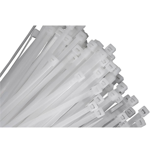 K Tool International Cable Zip Tie 4 in. Natural 100/Pack 18 lb. Tensile