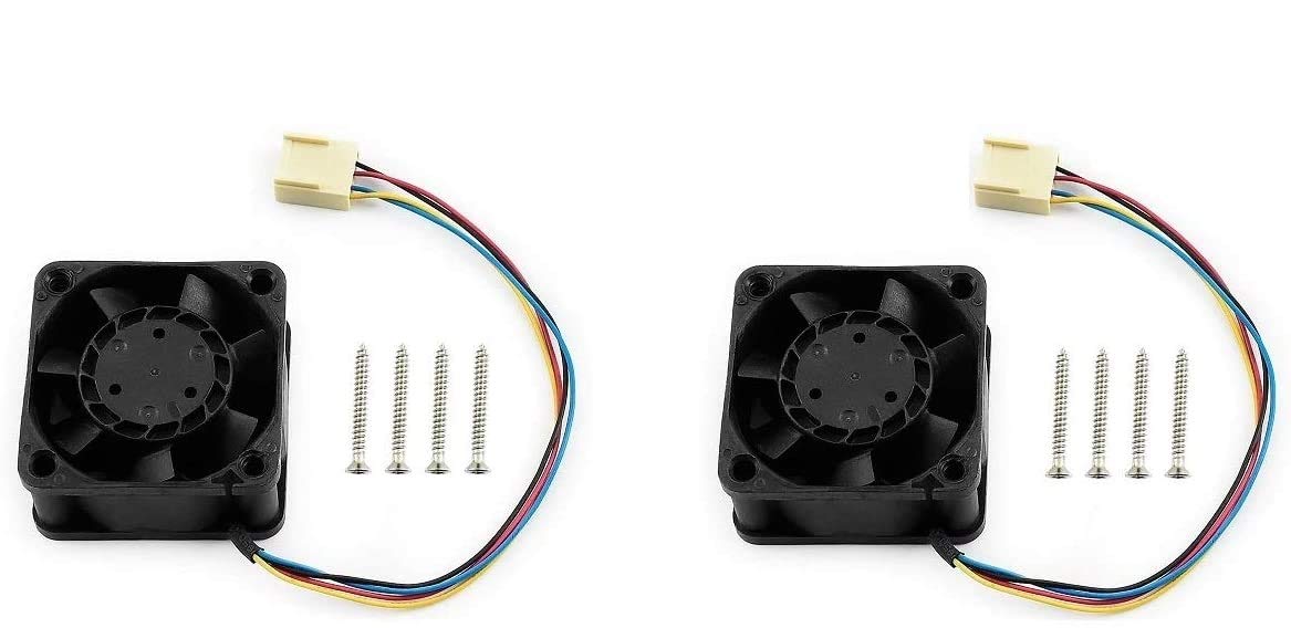 2 Pack Dedicated DC 5V Cooling Fan Compatible with NVIDIA Jetson Nano Developer Kit and B01 Version PWM Speed Adjustment Strong Cooling Air Fan