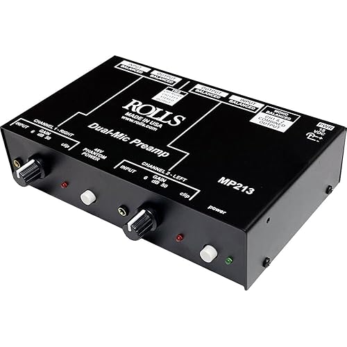Rolls MP213 Two-Channel Microphone Preamp