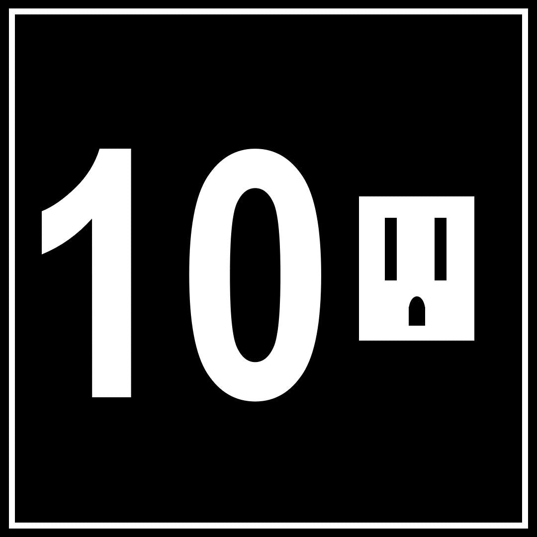 Legrand Wiremold 4810BDS20R CabinetMate Plug-In Outlet Center Unit, 15 Amp Power Strip with 10 Outlets, 48 Inches Long, 6 Foot Cord, Silver (1 Pack)