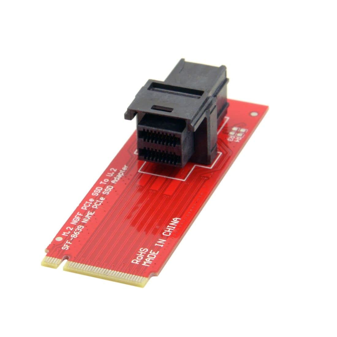 chenyang SFF-8643 to U.2 SFF-8639 Cable with SFF-8643 to NGFF Adapter for Mainboard U.2 SSD 750 P3600 P3700