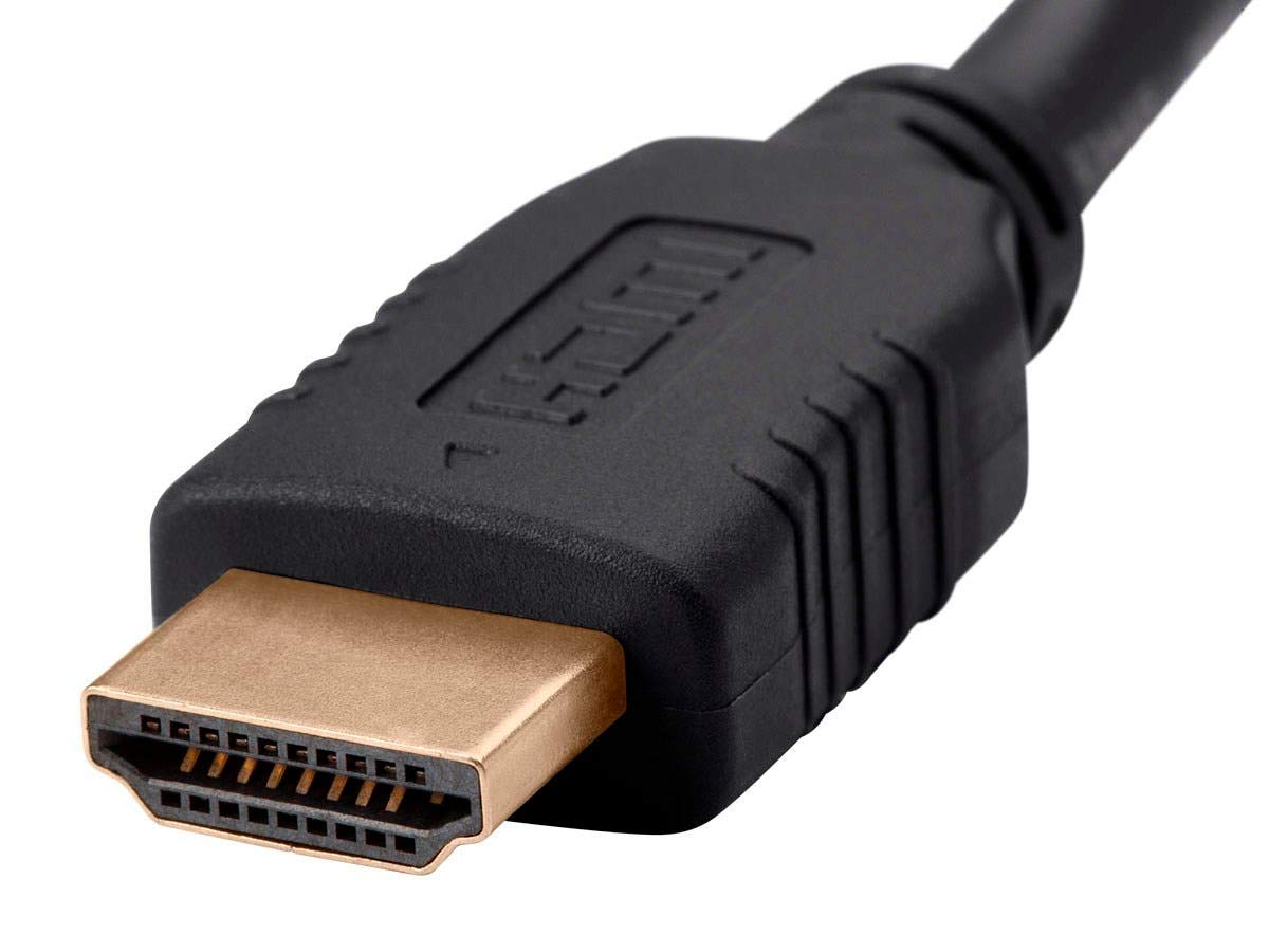 Monoprice 4K High Speed HDMI Cable - HDMI 2.0, 4K@60Hz, HDR, HDR10, Dolby Vision, 18Gbps, YUV 4:4:4, 28AWG, With Ferrite Cores, 1.5 Feet, Yellow