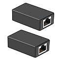 RJ45 Network Coupler, Ethernet Connectors, Ethernet Cable Extender Connector, Outdoor Arrester Protection Network Cable Extension Adapter - Female