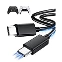PS5 Controller Charger Cable for Xbox Series S X Elite Series 2 Controller,USB C to USB C Data Cable Accessories for Playstation 5 DualSense,Slim/Pro