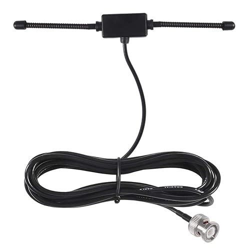 ACEIRMC VHF UHF Car Truck Police Scanner Adhesive Mount Antenna, Compatible with Uniden Bearcat Whistler Radio Scanner, BNC Male Connector, 3m Cable